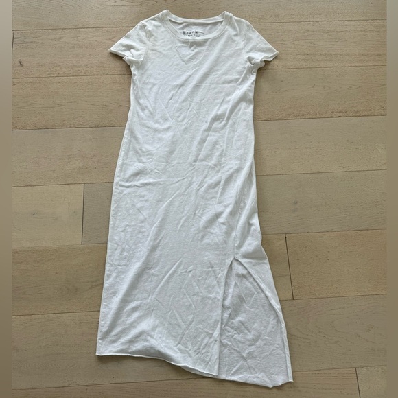 FRANK & EILEEN // The Perfect Tee white maxi Dress XS - Picture 3 of 6